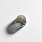 Vintage Spoon Ring, Antique Spoon Ring, Size 19, Silver