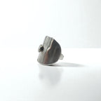 Vintage Spoon Ring, Antique Spoon Ring, Size 19, Silver