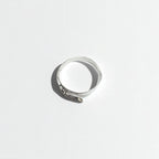 Vintage Spoon Ring, Antique Spoon Ring, Size 19, Silver