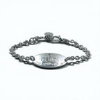 FENDI セレリア selleria ロゴプレート チェーン ブレスレット シルバー STERLING 925