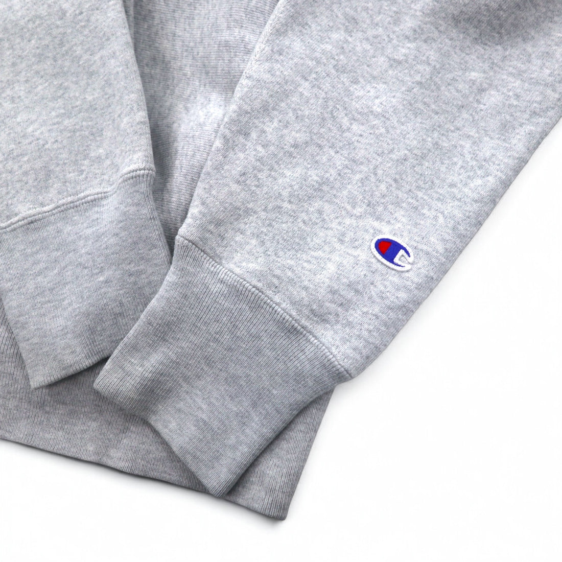 Champion Reverse Weave Pullover Hoodie, XL, Grey, Embroidered Script Logo, Blue Single Tag, Reprint, C3-L107