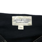 DENIM & SUPPLY RALPH LAUREN インディアンプリント フルジップパーカー S ブラック コットン