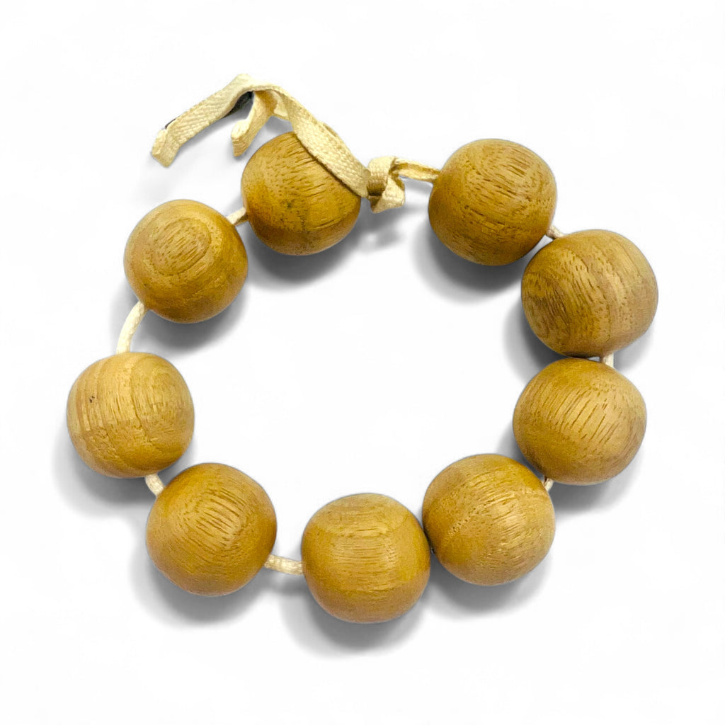 MARNI Wood Bracelet, Wooden Prayer Beads