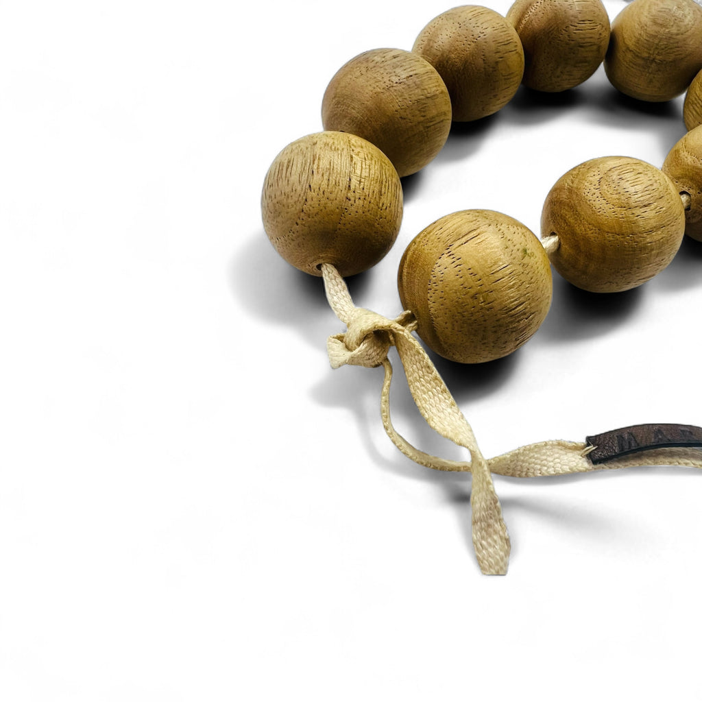 MARNI Wood Bracelet, Wooden Prayer Beads