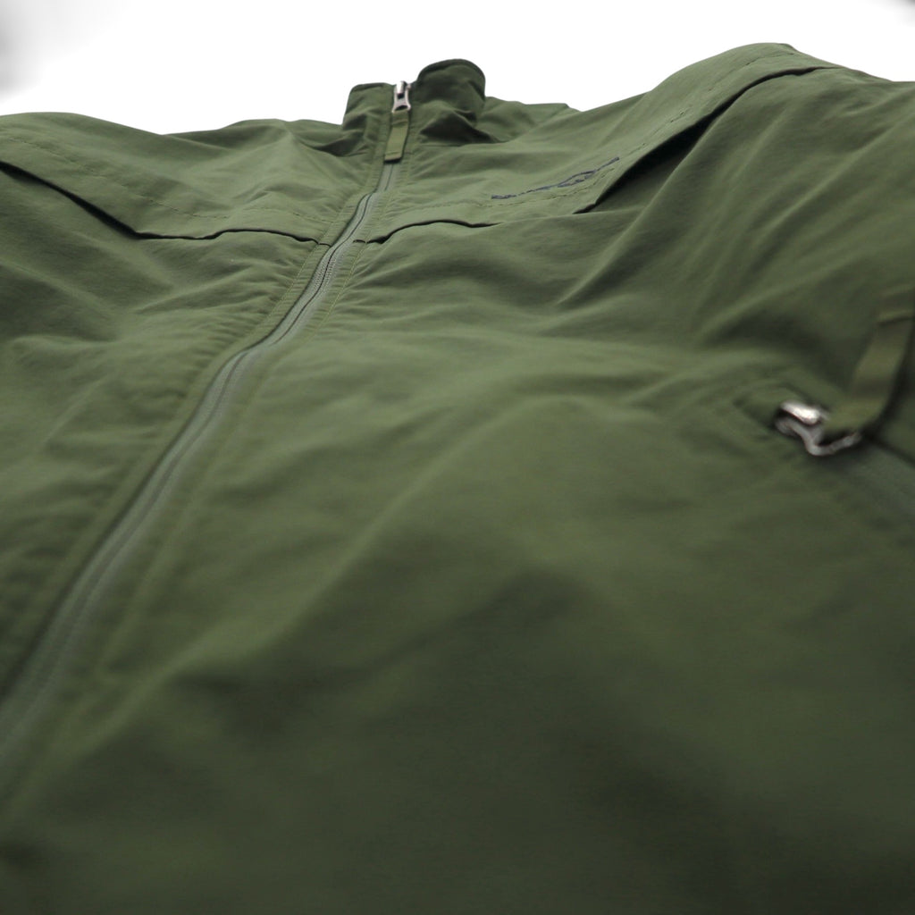 Eddie Bauer フリースライニング 中綿 ナイロンジャケット ブルゾン M カーキ Thermore