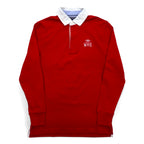 TOMMY HILFIGER ラガーシャツ M レッド コットン ロゴ刺繍 MW0MW06611