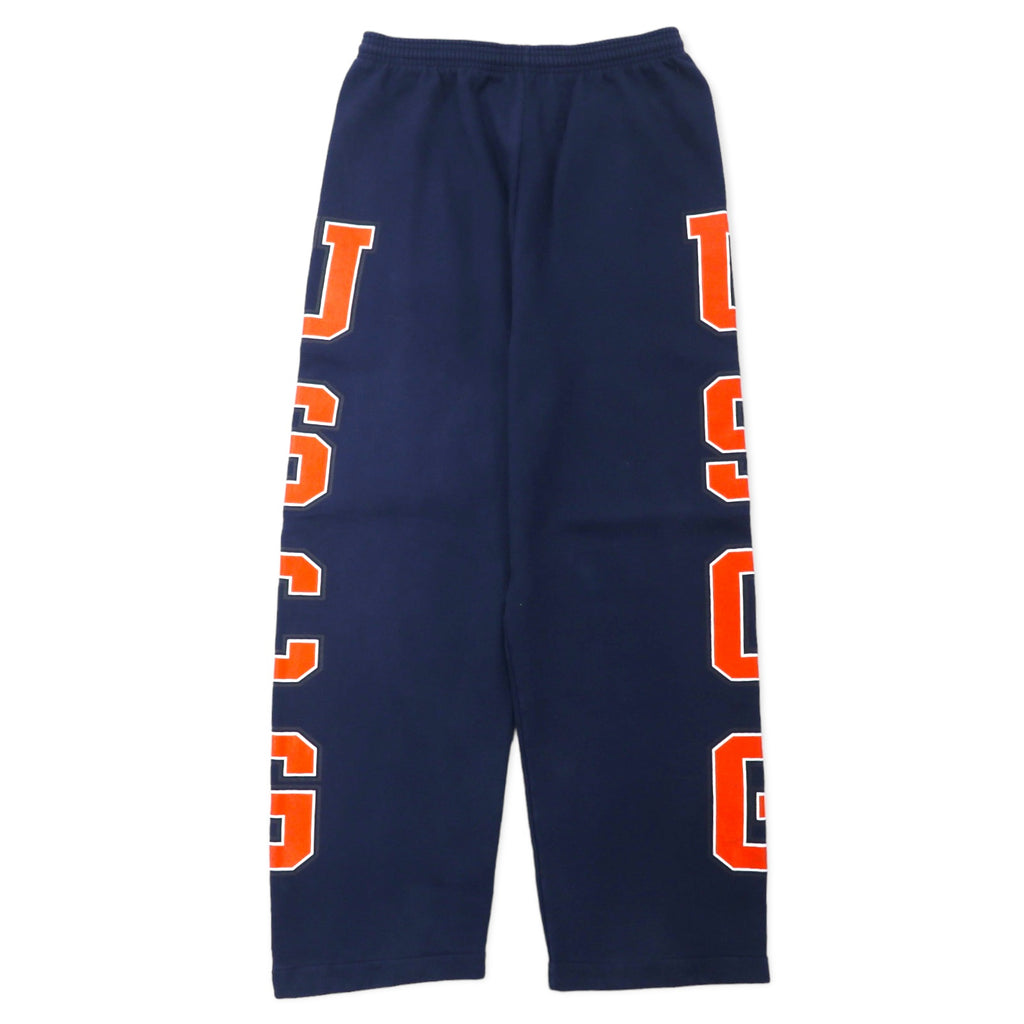 US COAST GUARD US Army Sweatpants XL Navy Cotton Brushed Lining USCG Print Military