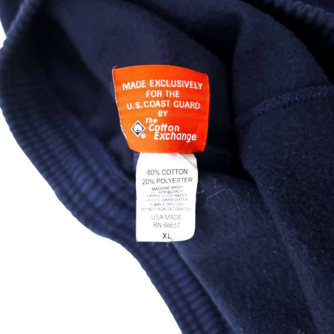 US COAST GUARD US Army Sweatpants XL Navy Cotton Brushed Lining USCG Print Military