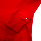 TOMMY HILFIGER ラガーシャツ M レッド コットン ロゴ刺繍 MW0MW06611