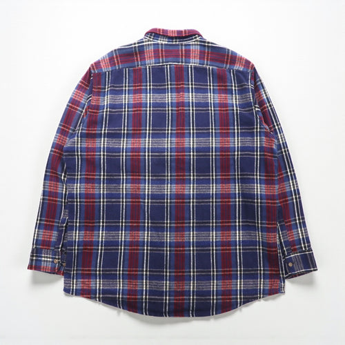 90s USA Vintage Flannel Shirt FIELDMASTER Heavy XL Check Chest Pocket Made in