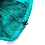THE NORTH FACE Sherpa Fleece Jacket XS Green Polyester Logo Embroidery