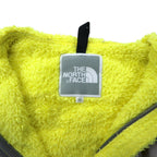 THE NORTH FACE Denali Hoodie Sherpa Fleece M Yellow Polyester Logo Embroidery NAW45003