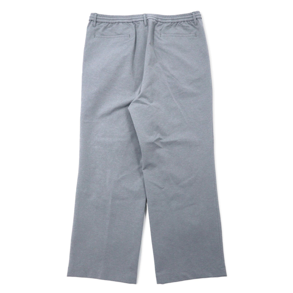 LACOSTE Stretch Straight Trousers Easy Pants Size 46 Grey Polyester RELAXED FIT HH073EL