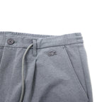 LACOSTE Stretch Straight Trousers Easy Pants Size 46 Grey Polyester RELAXED FIT HH073EL