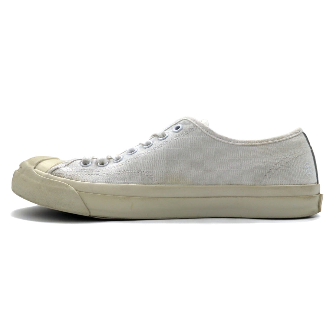 STUSSY × CONVERSE JACK PURCELL Sneakers 29cm White Canvas 1CK447