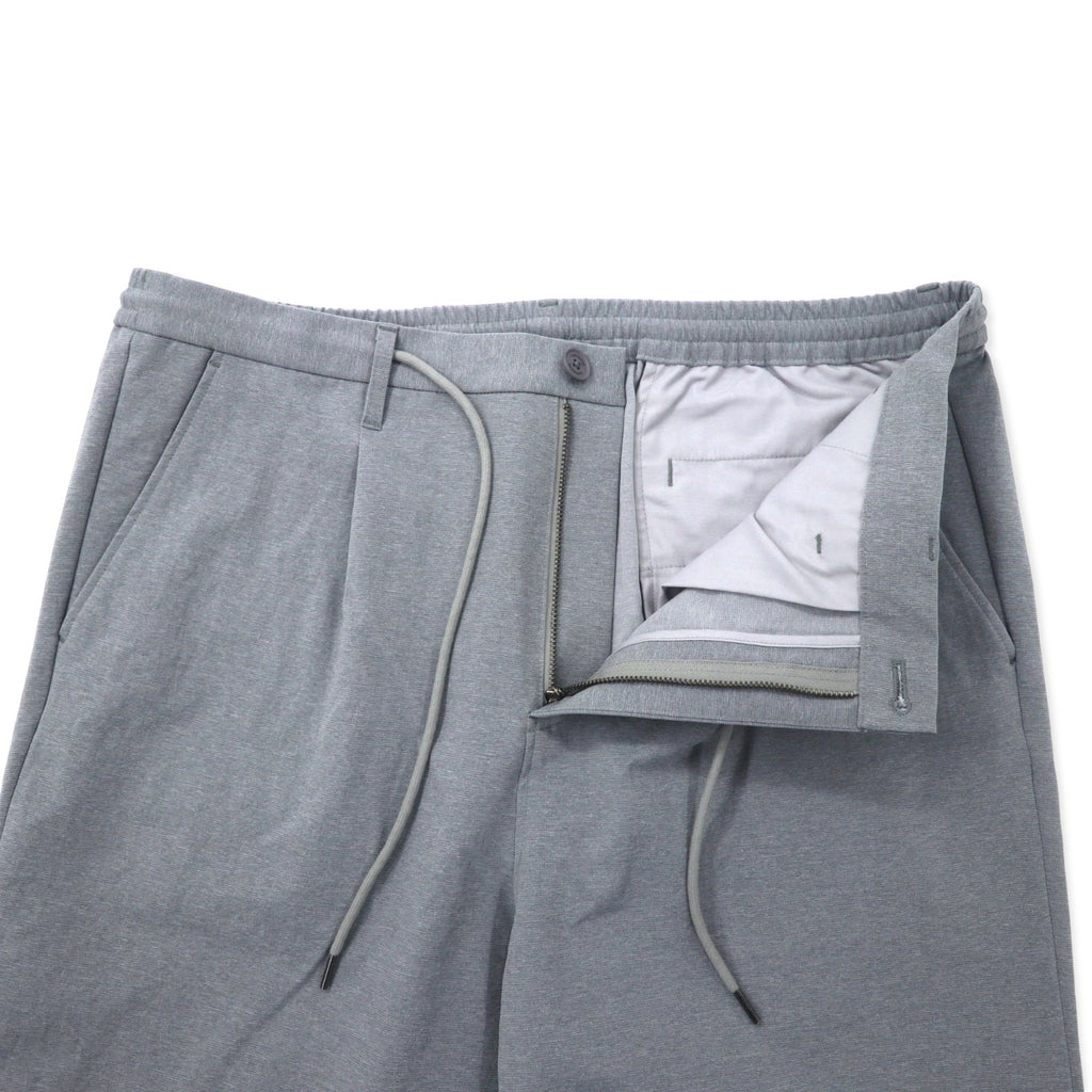 LACOSTE Stretch Straight Trousers Easy Pants Size 46 Grey Polyester RELAXED FIT HH073EL