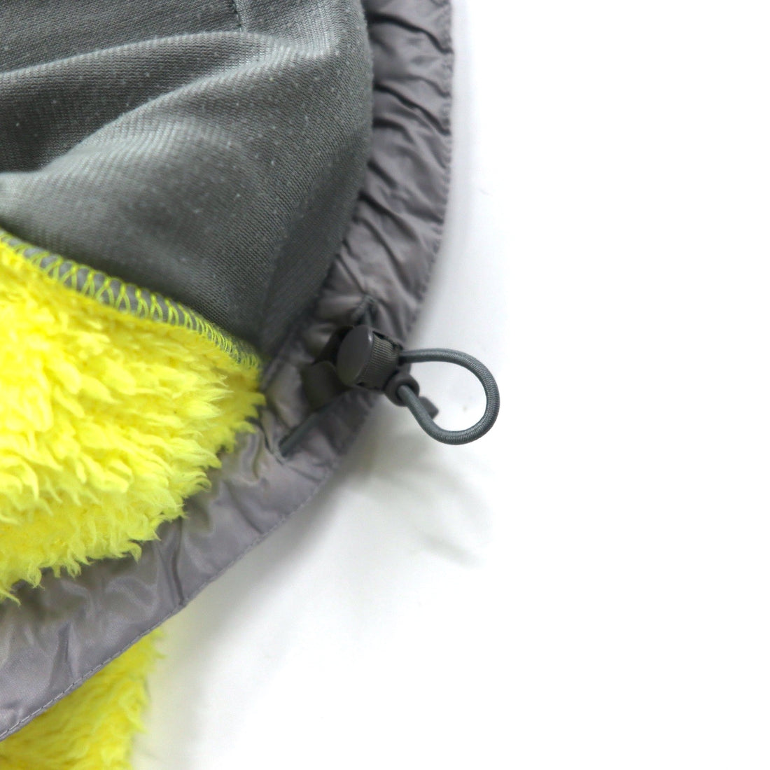 THE NORTH FACE Denali Hoodie Sherpa Fleece M Yellow Polyester Logo Embroidery NAW45003