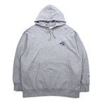 Champion プルオーバー パーカー XL グレー コットン バックプリント CORTLAND C8-U112
