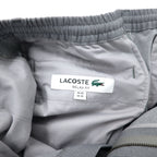 LACOSTE Stretch Straight Trousers Easy Pants Size 46 Grey Polyester RELAXED FIT HH073EL