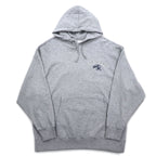 Champion プルオーバー パーカー XL グレー コットン バックプリント CORTLAND C8-U112