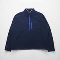 Columbia Half Zip Fleece Jacket 2XL Navy Chest Pocket WM6352