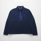 Columbia Half Zip Fleece Jacket 2XL Navy Chest Pocket WM6352