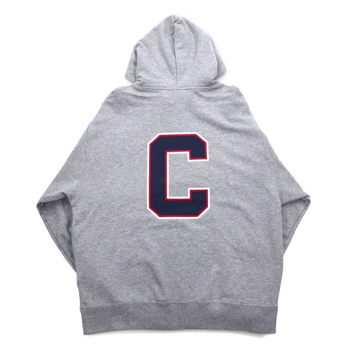 Champion プルオーバー パーカー XL グレー コットン バックプリント CORTLAND C8-U112