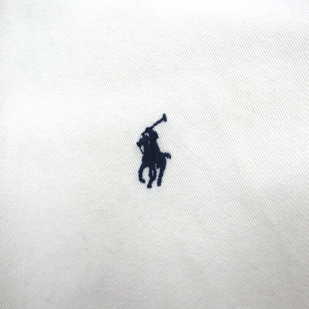 Ralph Lauren 90s Blaire Oxford Button-Down Shirt, White, 2XL, with Small Pony Embroidery