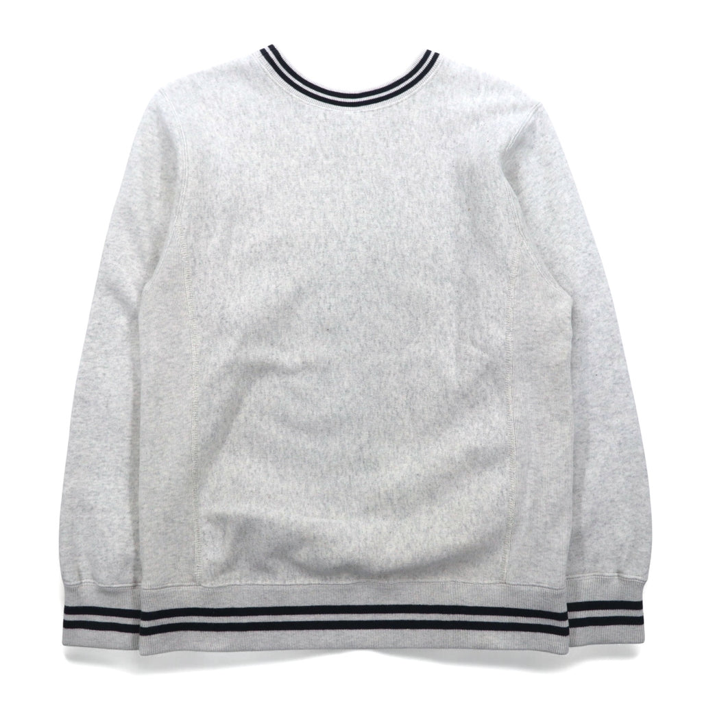 Champion Reverse Weave Libreline Sweatshirt, Medium, Gray, Blue Single Tag, Reprint, C3-G029