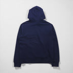Polo Ralph Lauren Tiger Flock Print Hoodie, Medium, Navy, Front V, Kangaroo Pocket