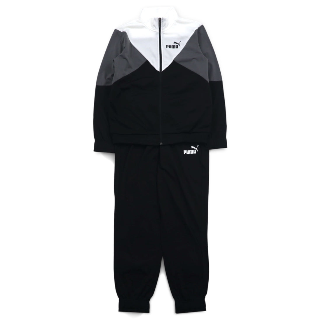 PUMA トラックジャケット ジャージ セットアップ M ブラック ホワイト 585316-01