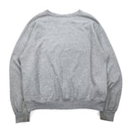 Champion College Print Sweatshirt L Grey Cotton UNH