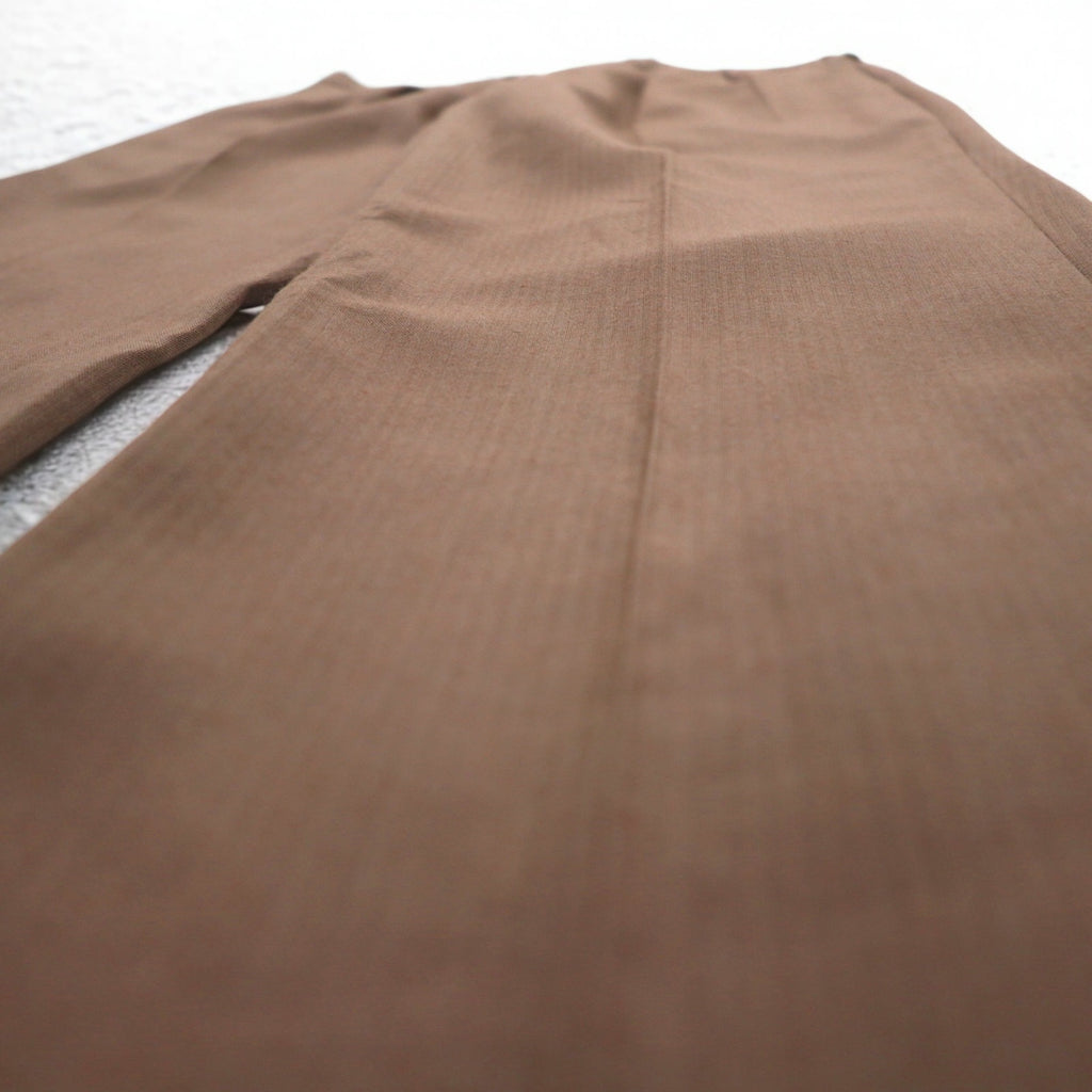 J.C.Penney 80年代 USA製 The Fox Collection 2タック スラックスパンツ L ブラウン ロケットTALONジップ デッドストック 未使用品