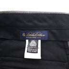 Brooks Brothers 2B Suit, Size L, Glen Check Wool, 2-Pleated, Wide Fit, Center Press
