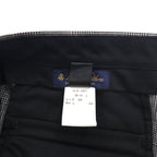 Brooks Brothers 2B Suit, Size L, Glen Check Wool, 2-Pleated, Wide Fit, Center Press