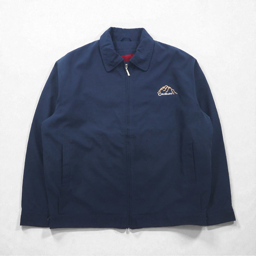 Vintage Harington Jacket スウィングトップ ハリントンジャケット L ネイビー A･D･A COLORADO 刺繍