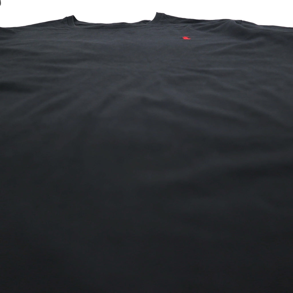 POLO RALPH LAUREN Small Pony Embroidered T-Shirt 3XL Big Size Black Cotton