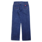 DICKIES Work Jeans Denim Pants Size 36 Blue Cotton 9393RNB Made in Mexico
