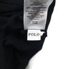 POLO RALPH LAUREN Small Pony Embroidered T-Shirt 3XL Big Size Black Cotton