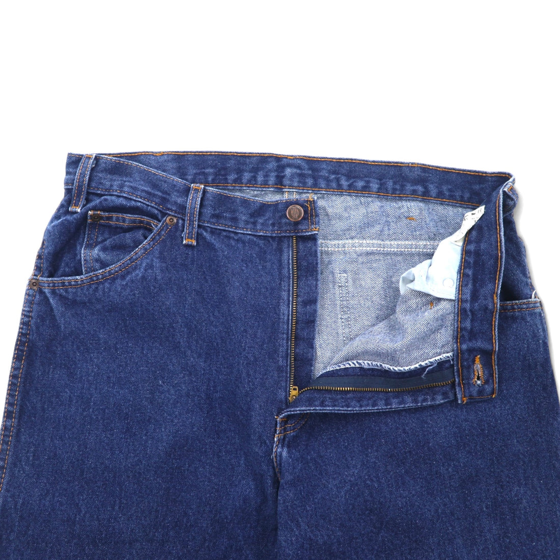 DICKIES Work Jeans Denim Pants Size 36 Blue Cotton 9393RNB Made in Mexico