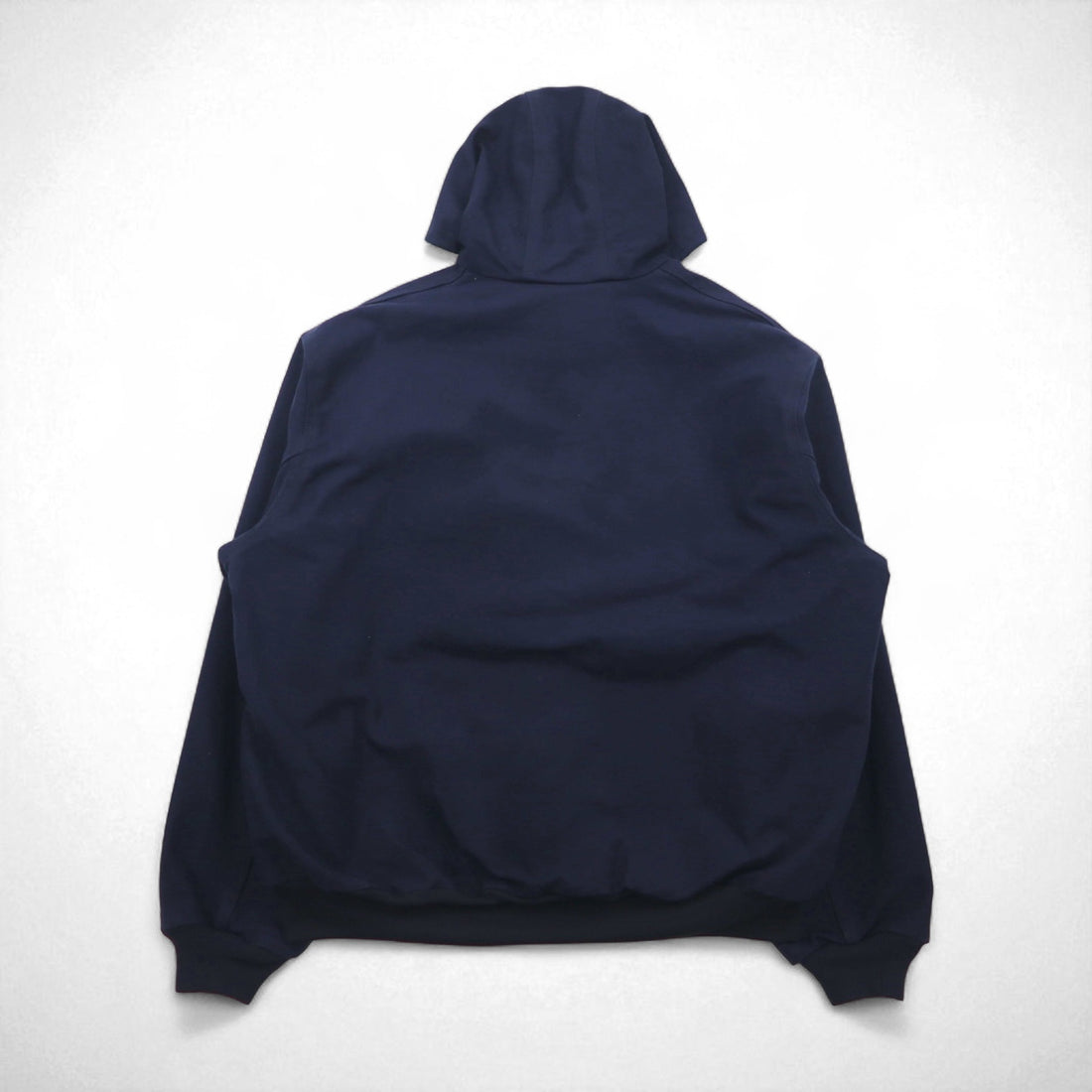 Carhartt USA製 ルーズフィット LOOSE FIT ダック アクティブジャケット フルジップパーカー 2XL ネイビー UFCW J131