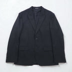 LOUIS VUITTON UNIFORMES ユニフォームライン 2B テーラードジャケット ブレザー XL ブラック ウール JA38 L1 61910