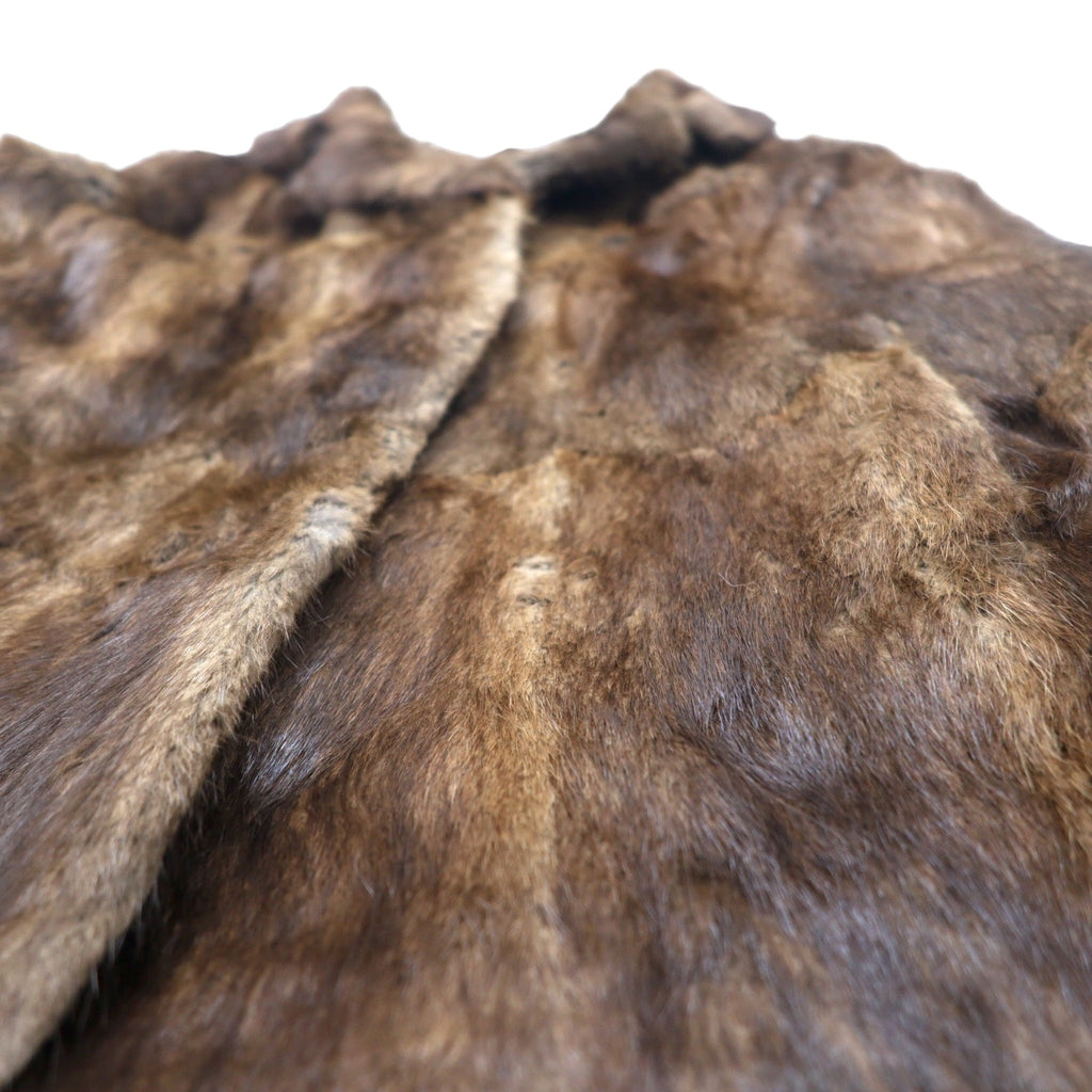 PELZHAUS FLAMM GESEKE Fur Jacket Fur FREE Brown Euro Vintage