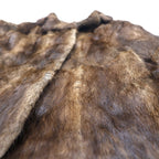 PELZHAUS FLAMM GESEKE Fur Jacket Fur FREE Brown Euro Vintage