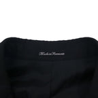 LOUIS VUITTON UNIFORMES ユニフォームライン 2B テーラードジャケット ブレザー XL ブラック ウール JA38 L1 61910