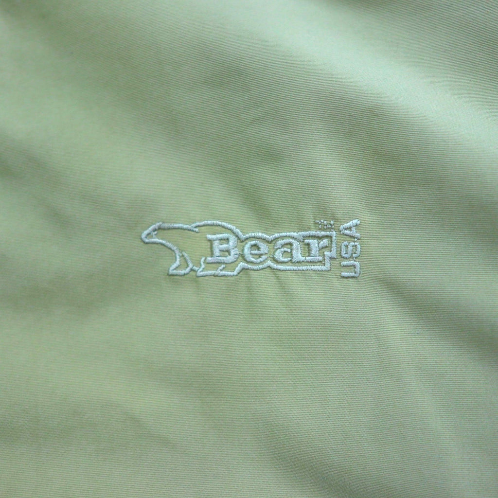 Bear USA 90s Mountain Jacket, Shell Jacket, XL, Beige, Waterproof, Breathable, One Point Logo Embroidery