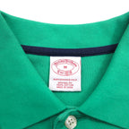 Brooks Brothers Original Fit Polo Shirt M Green Cotton Pique Single Logo Embroidery