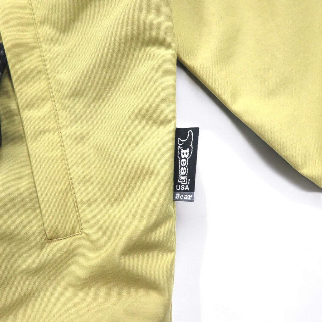 Bear USA 90s Mountain Jacket, Shell Jacket, XL, Beige, Waterproof, Breathable, One Point Logo Embroidery