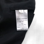 LOUIS VUITTON UNIFORMES ユニフォームライン 2B テーラードジャケット ブレザー XL ブラック ウール JA38 L1 61910