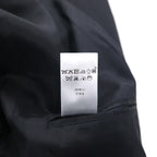 LOUIS VUITTON UNIFORMES ユニフォームライン 2B テーラードジャケット ブレザー XL ブラック ウール JA38 L1 61910